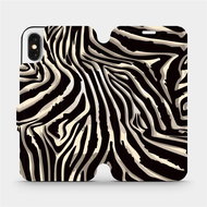 Flip case for Apple iPhone X - VA31P Zebra pattern - Phone Cover