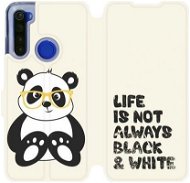Flipové puzdro na mobil Xiaomi Redmi Note 8T – M041S Panda – life is not always black and white - Kryt na mobil