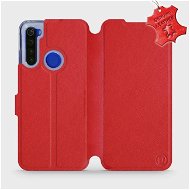 Flip puzdro na mobil Xiaomi Redmi Note 8T – Červené – kožené – Red Leather - Kryt na mobil