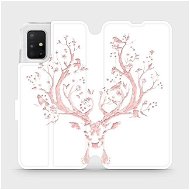Flip case for Samsung Galaxy A51 - M007S Pink deer - Phone Cover