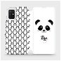 Flipové puzdro na mobil Samsung Galaxy A51 – M030P Panda Amálka - Kryt na mobil