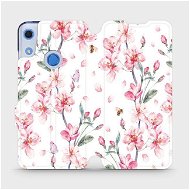 Flipové puzdro na mobil Huawei Y6S – M124S Ružové kvety - Kryt na mobil