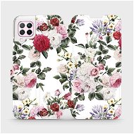 Flip mobile phone case Huawei P40 Lite - MD01S Rose on white - Phone Cover