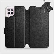 Flip mobile phone case Huawei P40 Lite - Black - Leather - Black Leather - Phone Cover