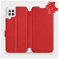 Flip case for Huawei P40 Lite - Red - leather - Red Leather - Phone Cover