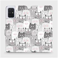 Flip mobile phone case Samsung Galaxy A71 - M099P Cats - Phone Cover