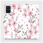 Flip case for Samsung Galaxy A71 - M124S Pink flowers - Phone Cover