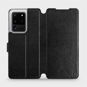 Flip case for Samsung Galaxy S20 Ultra in Black&Gray with grey interior - Phone Cover