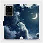 Flipové puzdro na mobil Samsung Galaxy S20 Ultra – V145P Nočná obloha s mesiacom - Kryt na mobil