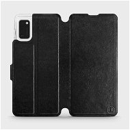 Flip case for Samsung Galaxy A41 in Black&Gray with grey interior - Phone Cover
