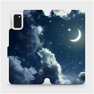 Flip case for mobile Samsung Galaxy A41 - V145P Night sky with moon - Phone Cover