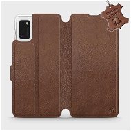 Flip mobile phone case Samsung Galaxy A41 - Brown - leather - Brown Leather - Phone Cover