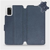 Flip mobile phone case Samsung Galaxy A41 - Blue - leather - Blue Leather - Phone Cover