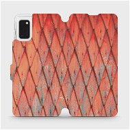 Flip case for Samsung Galaxy A41 - MK01S Orange wood pattern - Phone Cover