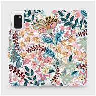 Flip case for Samsung Galaxy A41 - MX04S Intricate flowers and leaves - Phone Cover