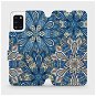 Flip case for mobile Samsung Galaxy A31 - V108P Blue mandala flowers - Phone Cover
