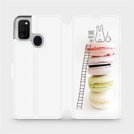 Flip case for Samsung Galaxy M21 - M090P Macarons - have a nice day - Phone Cover