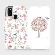 Flip case for mobile Samsung Galaxy M21 - M120S Tree and birds - Phone Cover