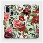Flip case for Samsung Galaxy M21 - MD06P Roses and flowers on light green background - Phone Cover