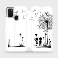 Flip case for mobile phone Samsung Galaxy M21 - MH16P Pair with dandelion - Phone Cover