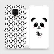 Flip case for Xiaomi Redmi Note 9 Pro - M030P Panda Amálka - Phone Cover