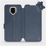 Flip case for Xiaomi Redmi Note 9 Pro - Blue - leather - Blue Leather - Phone Cover