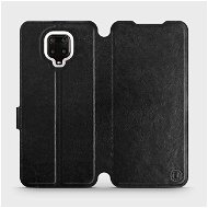 Flip case for Xiaomi Redmi Note 9 Pro in Black&Gray with grey interior - Phone Cover