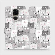 Flip case for Xiaomi Redmi Note 9 - M099P Cats - Phone Cover