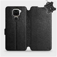 Flip case for Xiaomi Redmi Note 9 - Black - Black Leather - Phone Cover