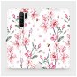 Kryt na mobil Flipové puzdro na mobil Xiaomi Redmi 9 – M124S Ružové kvety - Kryt na mobil