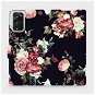 Flip case for Samsung Galaxy Note 20 - VD11P Rose on black - Phone Cover