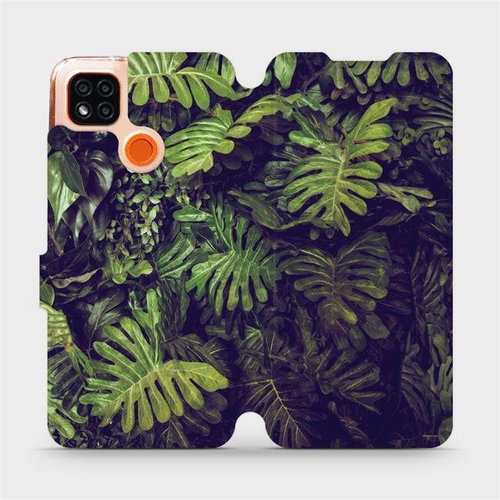 Flip case for Xiaomi Redmi 9C - V136P Green wall of leaves - Phone Cover - Main image