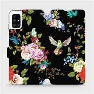 Flipové puzdro na mobil Samsung Galaxy M51 – VD09S Vtáčiky a kvety - Kryt na mobil
