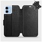 Flip mobile case Apple iPhone 12 mini - Black - Leather - Black Leather - Phone Cover