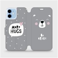 Flip case for Apple iPhone 12 mini - MH06P Be brave - more hugs - Phone Cover