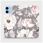 Flip case for Apple iPhone 12 mini - MX06S Flowers on grey background - Phone Cover