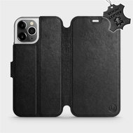 Mobiwear Apple iPhone 12 Pro fekete flipes bőr tok - Telefon tok