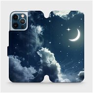 Flipové puzdro na mobil Apple iPhone 12 Pro Max – V145P Nočná obloha s mesiacom - Kryt na mobil