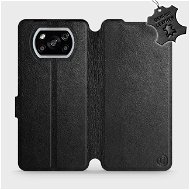 Flip case for Xiaomi POCO X3 NFC - Black - Black Leather - Phone Cover