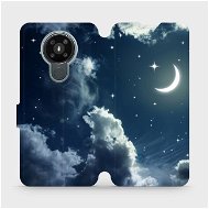 Flip mobile phone case Nokia 3.4 - V145P Night sky with moon - Phone Cover