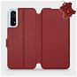 Phone Cover Flip case for Realme 7 - Dark Red - Leather - Dark Red Leather - Kryt na mobil
