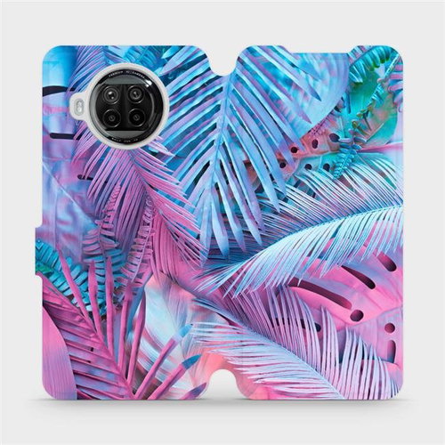 Flip case for Xiaomi MI 10T Lite - MG10S Purple and blue leaves - Phone Cover - Main image