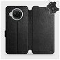 Flipové puzdro na mobil Xiaomi MI 10T Lite – Čierne – kožené – Black Leather - Kryt na mobil