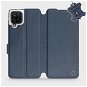 Flip case for Samsung Galaxy A12 - Blue - leather - Blue Leather - Phone Cover
