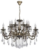 MW-LIGHT - Crystal Chandelier on Chain TOSCANA 16xE14/40W/230V - Chandelier