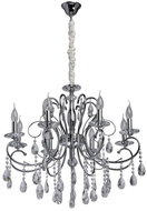 MW-LIGHT - Crystal Chandelier on Rod ADELE 8xE14/40W/230V - Chandelier