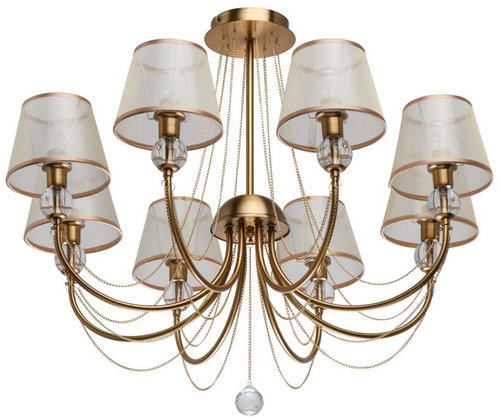 MW-LIGHT - Chandelier on Rod FEDERICA 8xE14/40W/230V - Chandelier - Main image