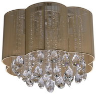 MW-LIGHT - Crystal Ceiling Light JACQUELINE, 6xE14/60W/230V - Ceiling Light