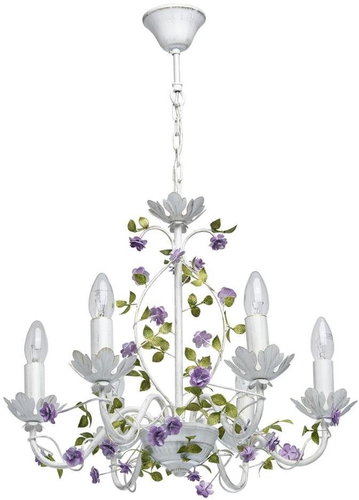 MW-LIGHT - Chandelier on Chain FLORA 6xE14/40W/230V - Chandelier - Main image