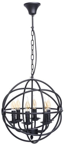 MW-LIGHT - Chandelier on a Chain COUNTRY 6xE14/60W/230V - Chandelier - Main image